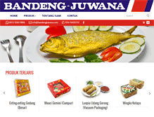 Tablet Screenshot of bandengjuwana.com